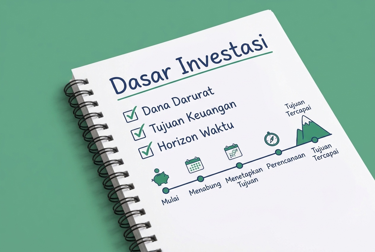 Checklist dana darurat tujuan keuangan dan horizon waktu